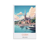 Puzzle de 1000 pièces, Cobh, Irlande, Jeu de Loisirs, éducatif et détendu, décoration intérieure, Cadeau Artistique, 52 x 38 cm