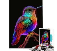 Puzzle de 1000 pièces Colibri néon Jouet addictif pour cultiver la Patience Jeu Manuel pour Toute la Famille Cadeau Amusant (Dimensions 38x52cm)