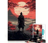 Puzzle de 1000 pièces Combattant samouraï pour Adolescents Un Jeu de réflexion Amusant et créatif (50x75cm)
