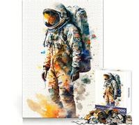 Puzzle de 1000 pièces Conquérants de l'espace pour Adultes, Jeu de réflexion, Passe-Temps la Maison, Bords Nets, Joli Cadeau (50x75cm)