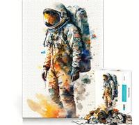 Puzzle de 1000 pièces Conquérants de l'espace pour Adultes, Jeu de réflexion, Passe-Temps la Maison, Bords Nets, Joli Cadeau (50x75cm)