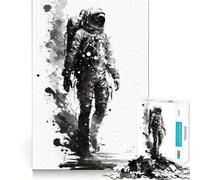 Puzzle de 1000 pièces Conquérants de l'espace pour Adultes, Jeu d'exercice Mental, détente, découpe de précision, Cadeau élégant (38x26cm)