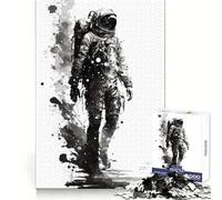 Puzzle de 1000 pièces Conquérants de l'espace pour Adultes, Jeu d'exercice Mental, détente, découpe de précision, Cadeau élégant (38x26cm)