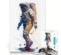 Puzzle de 1000 pièces Conquérants de l'espace pour Adultes Un Jeu d'esprit Relaxant, découpé avec précision et doté d'un Design élégant (38x52cm)