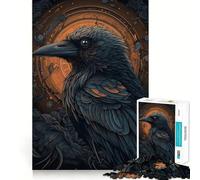 Puzzle de 1000 pièces Conte de fées du Corbeau pour Adultes et Adolescents, Jeu d'adresse apaisant et Amusant, pour Les fêtes (38x52cm)