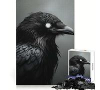 Puzzle de 1000 pièces Corbeau Mort-Vivant pour Adolescents Bien-être Mental, détente et Loisirs Bords tranchants Cadeau touchant (38x26cm)