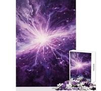 Puzzle de 1000 pièces Cosmic Bloom Jeu éducatif et interactif Cadeau d'anniversaire avec Poster et fiche de Questions-réponses Assortis Dimensions 38x52cm