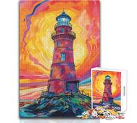 Puzzle de 1000 pièces Coucher de Soleil sur Le Quai Un Moyen Relaxant d'occuper Son Temps Libre Découpe précise et régulière Dimensions 50x75cm