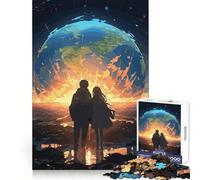Puzzle de 1000 pièces Couple d'anime Apocalypse pour Adolescents, idéal pour stimuler la mémoire, Passer d'agréables Moments de détente, et Offrir Un Cadeau de Noël Chic et de qualité (38x26cm)