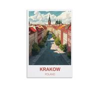 Puzzle de 1000 pièces, Cracovie, Pologne. Puzzle Classique de 1000 pièces, Jeu éducatif et Jouet pour Adultes et Enfants. 38 x 26 cm.