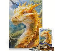 Puzzle de 1000 pièces Créature légendaire Jaune 38x26cm Idéal pour Une réflexion Claire, Une Distraction Douce et des Bords précis Un Cadeau significatif