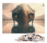 Puzzle de 1000 pièces - Créature Mystique émergente - Puzzle carré créatif en Papier pour Adultes - Cadeau de Noël - 38 x 26 cm / 1000 pièces