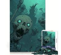 Puzzle de 1000 pièces Créatures Marines mortes-vivantes pour Adultes, défi stratégique et apaisant, pour Les fêtes (38x52cm)