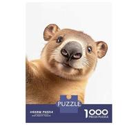 Puzzle De 1000 Pièces Cute Wombat Selfie Puzzle Adulte Jeu Familial Décoration Parfaite Cadeaux Uniques d'anniversaire Et De Noël 70x50cm/1000pcs