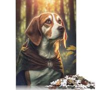 Puzzle de 1000 Pièces d'Art Animal Chien pour Adultes, Jouets Éducatifs d'Apprentissage, 1000 Pièces (75x50cm)