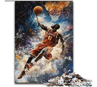 Puzzle de 1000 pièces de Basket-Ball pour Adultes, Collection de Jeux intellectuels, Beaux-Arts (50x75cm)