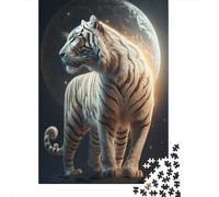 Puzzle de 1000 pièces de dragon courageux pour adultes, cadeau d'Halloween, puzzle pour adultes, décoration et cadeaux uniques pour la maison, 1000 pièces (75 x 50 cm)