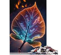 Puzzle de 1000 pièces de feuilles mystiques pour adultes et adolescents, jeux éducatifs pour la maison, jouets de bricolage, 1000 pièces (38 x 26 cm)