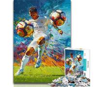 Puzzle de 1000 pièces de footballeurs pour Adultes idée Cadeau d'anniversaire Jeu Familial et Passe-Temps (50x75cm)