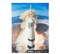 Puzzle de 1000 pièces de la NASA. Caractéristiques : Image Officielle de la Mission Apollo 11. Taille terminée 70 x 51 cm. Marchandises spatiales inspirées de la NASA de Fizz Creations.
