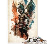 Puzzle de 1000 pièces de l'hindouisme du Seigneur Garuda pour Adultes et Adolescents (75 x 50 cm)