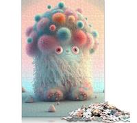 Puzzle de 1000 pièces de monstres adorables pour adultes et adolescents. Puzzle en bois pour s'amuser en famille et soirées de jeux. 1000 pièces (75 x 50 cm).