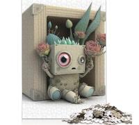 Puzzle de 1000 Pièces de Monstres Adorables pour Adultes, Puzzles en Papier pour Adultes et Adolescents, Puzzle Éducatif de 1000 Pièces (38x26cm)