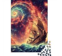 Puzzle de 1000 pièces de navires fantastiques pour adultes et adolescents, puzzle pour enfants, jeu éducatif, défi, jouet, 1000 pièces (75x50 cm)