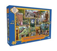 Puzzle de 1000 pièces de Nursery Rhymes Through Time | Puzzle littéraire | Puzzle durable pour adultes | Planche 100 % recyclée de qualité supérieure | Excellent cadeau pour adultes | Gibsons Games