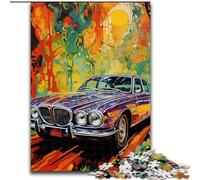 Puzzle de 1000 pièces de Voitures de Sport colorées et Cool pour Adolescents, à partir de 14 Ans Casse-tête Familial, Jeux de Noël et d'anniversaire 26x38cm