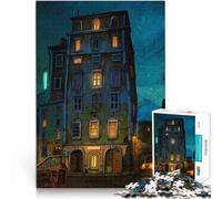 Puzzle de 1000 pièces découpé avec précision Tour Francisco la Nuit Fait de Papier,pour Les 14 Ans et Plus Staycation Tuer Le Temps Super Cadeau。Taille:38x52cm/14.9x20.4pouce