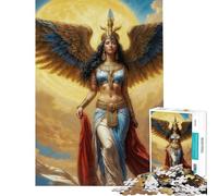 Puzzle de 1000 pièces Déesse Isis Activités Amusantes à la Maison Défi Difficile Jouet Anti-Stress pour Les 14 Ans et Plus (50x75cm)