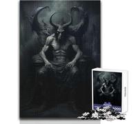 Puzzle de 1000 pièces Démon mystérieux pour Adultes - Jeu d'adresse interactif et éducatif - Idée Cadeau Originale et significative - Dimensions:38x52cm