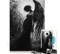 Puzzle de 1000 pièces Deuil voilé pour Adultes,idéal pour stimuler l'esprit,sans bavures,pièces nettes et Bien découpées,activité de Groupe réconfortante (50x75cm)