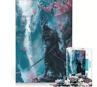 Puzzle de 1000 pièces Devil Samurai Shogun, Jeu Impossible, découpe de précision, avec des pièces de Formes aléatoires Parfaitement emboîtables 38x52cm