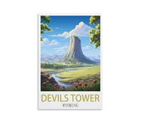 Puzzle de 1000 pièces, Devils Tower Wyoming, Jeu de société Stimulant, Puzzle Impossible, Puzzle de décoration familiale 70 x 50 cm