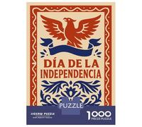 Puzzle De 1000 Pièces Dia De La Independencia Puzzles pour Adultes : Un Casse-tête Amusant Et Stimulant À Réaliser. Cadeaux d'anniversaire Et De Noël Uniques 70x50cm/1000pcs