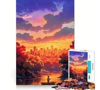 Puzzle de 1000 pièces Dire au Revoir pour Adolescents, Jeu de réflexion apaisant, Cadeau de Noël de qualité (38x52cm)