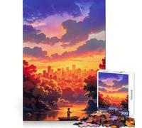 Puzzle de 1000 pièces Dire au Revoir pour Adolescents, Jeu de réflexion apaisant, Cadeau de Noël de qualité (38x52cm)