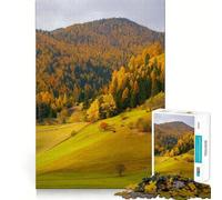 Puzzle de 1000 pièces Dolomites des Montagnes et des vallées pour Adolescents Un Jeu de réflexion Facile et Amusant, Un (38x26cm)