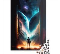 Puzzle de 1000 pièces Doors World, Puzzle carré créatif pour Adultes et Puzzles en Bois, Jeu Stimulant de 1000 pièces (75 x 50 cm)