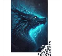 Puzzle de 1000 pièces Dragon de la Forêt du Tonnerre pour Adultes et Adolescents Puzzle pour Amusement Familial et Soirées de Jeux. 1000 Pièces (38x26cm)