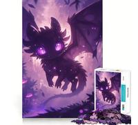 Puzzle de 1000 pièces Dragon du Vide dans la Forêt pour Adultes Un Jeu de réflexion et d'adresse découpé au Laser pour Un Assemblage Parfait,Une activité enrichissante pour Les Jours de Pluie