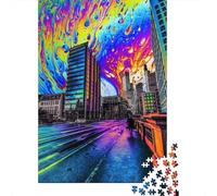 Puzzle de 1000 pièces Dreamscape pour adultes Puzzle en bois pour adultes Jeu éducatif Défi Jouet 1000 pièces (75x50 cm)