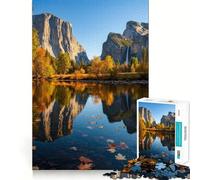 Puzzle de 1000 pièces du Parc National de Yosemite pour Adultes Un Cadeau Unique pour se détendre,s’entraîner et Jouer Emboîtement Parfait,Aucune pièce ne se détache (38x26cm)