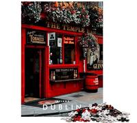 Puzzle de 1000 pièces Dublin Side pour Adultes découpe de précision liste de souhaits avec Le Père Noël Casse-tête Jeux familiaux (75x50cm/1000 pièces)