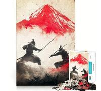 Puzzle de 1000 pièces Duel de samouraïs avec Graffiti, idéal pour Les Adolescents, Un Jeu Stimulant pour Le Cerveau, Un Cadeau de Saison (38x52cm)