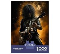 Puzzle De 1000 Pièces Electric Guitar Performance Puzzles pour Adultes pour S'amuser en Famille Cadeaux D'interaction Parent-Enfant pour Les Amis Et La Famille 52x38cm/1000pcs