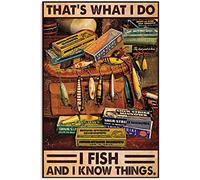 Puzzle de 1000 pièces en bois pour adultes et enfants - Pour la pêche qui est ce que je fais je fais et je sais les choses - Pour la réflexion active - Parfait pour la famille ou les rendez-vous