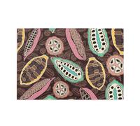Puzzle de 1000 pièces en Bois représentant des cabosses de Cacao colorées, pour Adultes.